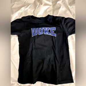 Black T-Shirt with Blue Duke Logo